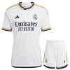 Officiële Voetbalshirt + Korte Broek Real Madrid Thuis 2023-24 - Kids